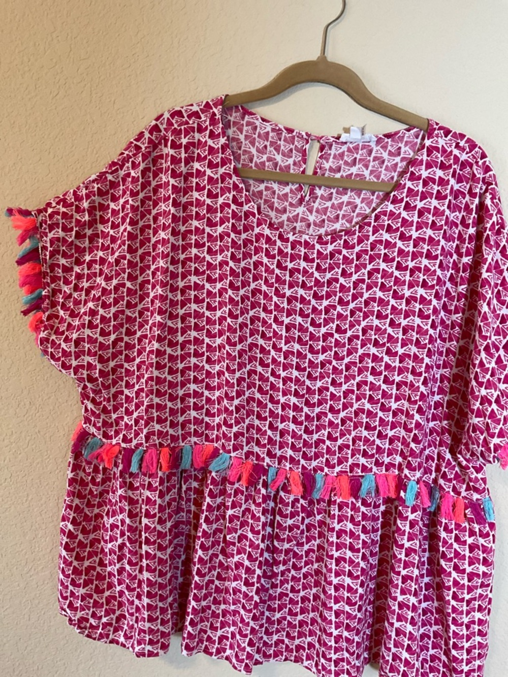 ChicSoul Fun Floaty Lightweight Top. Size 3X - Picture 2 of 7
